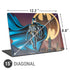 DC Comics Batman Action Pose 90's art Universal Laptop 15in (12.2 x 8.8in) Skin